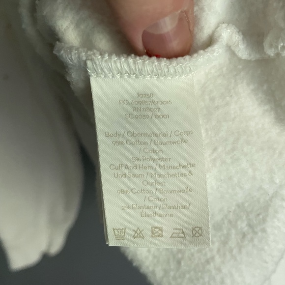 Boden Arabella Brodiere Drop Shoulder Sweatshirt - Picture 5 of 5